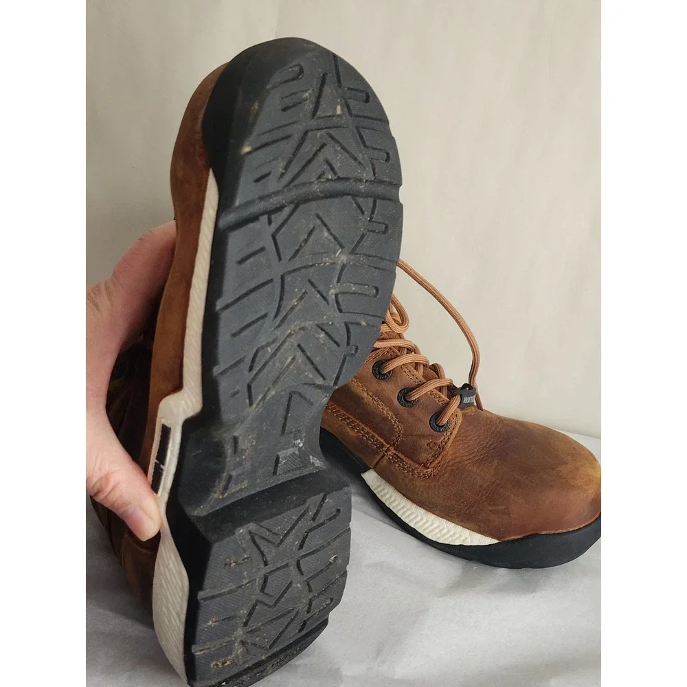 Harley-Davidson Mens D93834 Waterproof Leather Composite Toe Work Boots Brown 8M